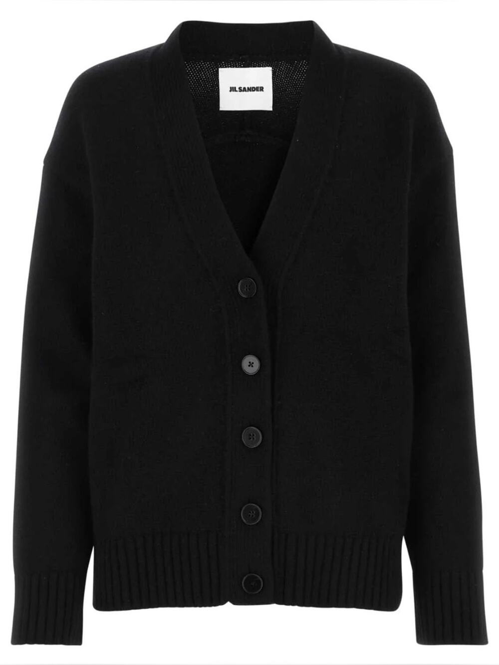 Jil Sander Cashmere Blend V-neck Button Cardigan Size 40
